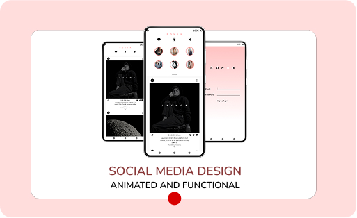 Social media post design preview